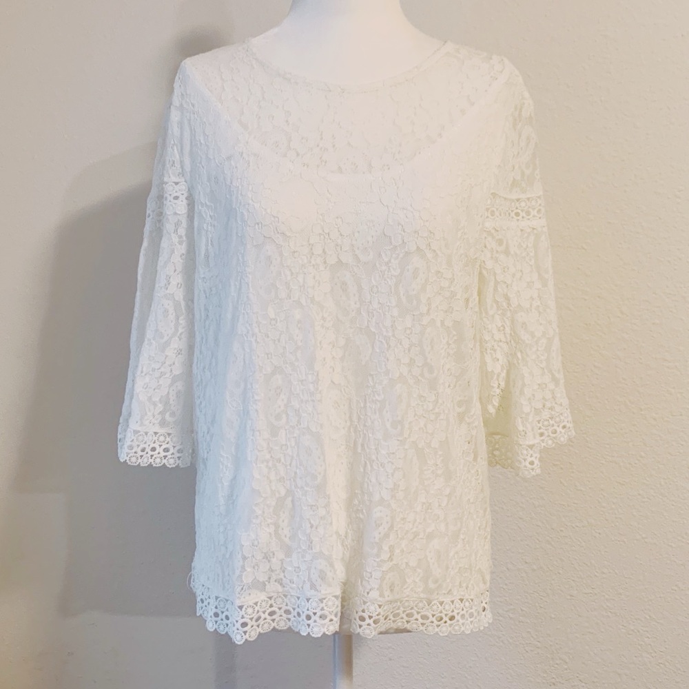 Laundry by Shelli Segal Lace Top